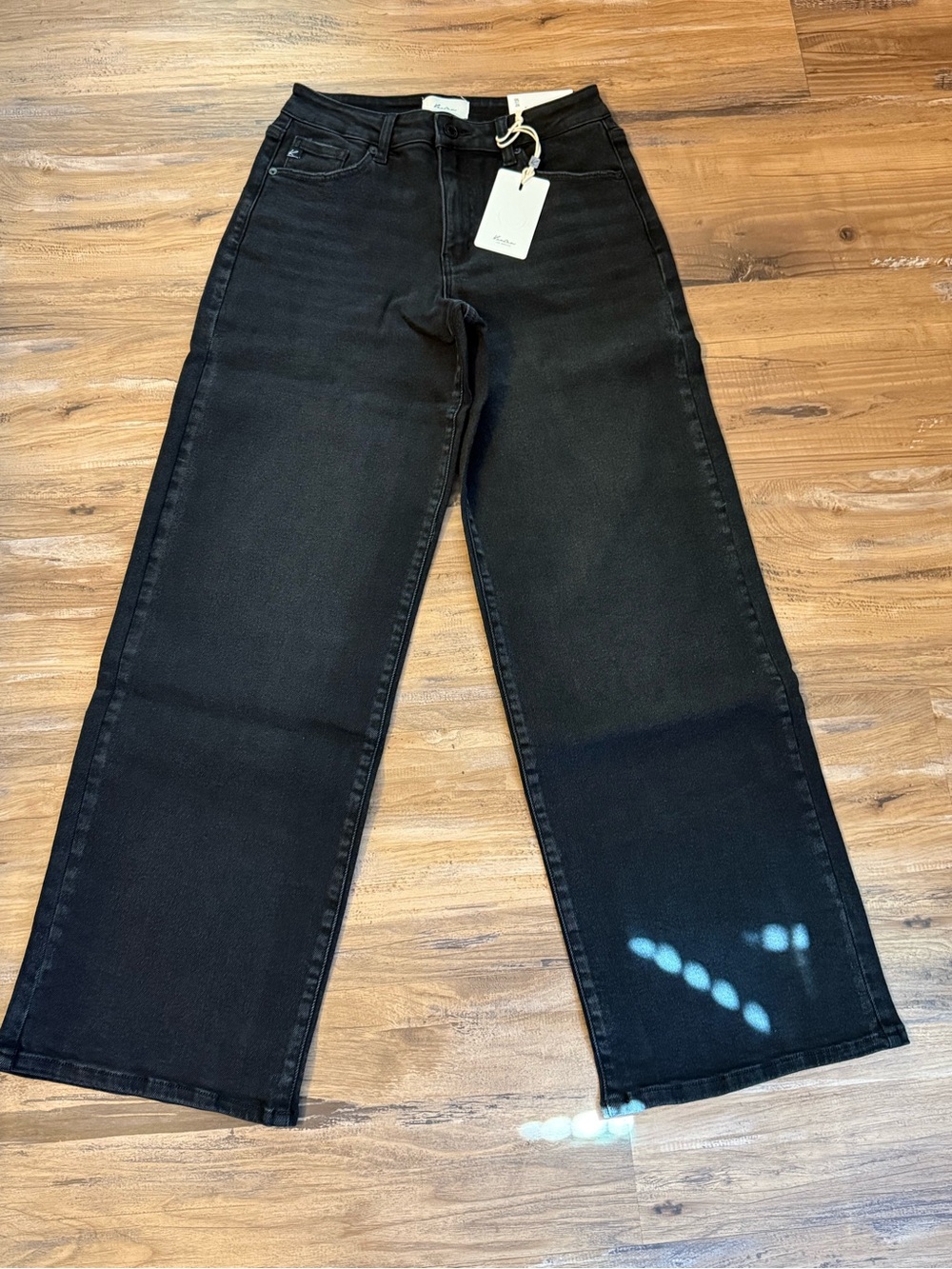 KanCan Black Wide-Leg Women’s Jeans